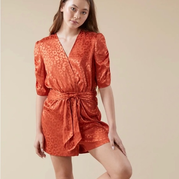 BCBGeneration Mercy Satin Romper - Picture 2 of 2